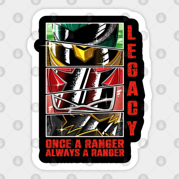 Tommy Oliver Legacy Sticker by namanyastudios